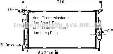 Ava Quality Cooling BW 2293 - Radiators, Motora dzesēšanas sistēma autodraugiem.lv