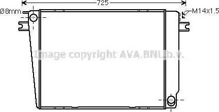 Ava Quality Cooling BW 2241 - Radiators, Motora dzesēšanas sistēma autodraugiem.lv