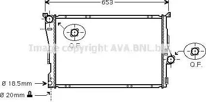 Ava Quality Cooling BW 2205 - Radiators, Motora dzesēšanas sistēma autodraugiem.lv