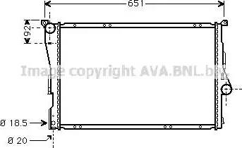 Ava Quality Cooling BW2208 - Radiators, Motora dzesēšanas sistēma autodraugiem.lv