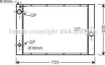 Ava Quality Cooling BW 2236 - Radiators, Motora dzesēšanas sistēma autodraugiem.lv