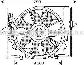 Ava Quality Cooling BW 7504 - Ventilators, Motora dzesēšanas sistēma autodraugiem.lv