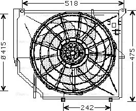 Ava Quality Cooling BW 7502 - Ventilators, Motora dzesēšanas sistēma autodraugiem.lv