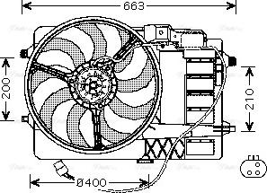 Ava Quality Cooling BW 7516 - Ventilators, Motora dzesēšanas sistēma autodraugiem.lv