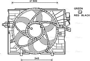 Ava Quality Cooling BW7532 - Ventilators, Motora dzesēšanas sistēma autodraugiem.lv