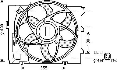 Ava Quality Cooling BW 7523 - Ventilators, Motora dzesēšanas sistēma autodraugiem.lv