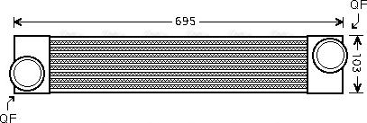 Ava Quality Cooling BWA4346 - Starpdzesētājs autodraugiem.lv