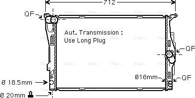 Ava Quality Cooling BWA2303 - Radiators, Motora dzesēšanas sistēma autodraugiem.lv