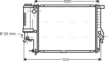 Ava Quality Cooling BWA2201 - Radiators, Motora dzesēšanas sistēma autodraugiem.lv