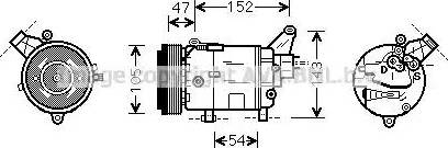 Ava Quality Cooling BW K076 - Kompresors, Gaisa kond. sistēma autodraugiem.lv