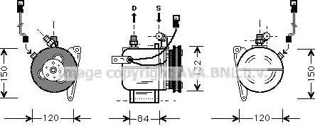 Ava Quality Cooling BW K049 - Kompresors, Gaisa kond. sistēma autodraugiem.lv