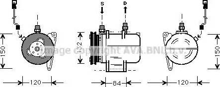 Ava Quality Cooling BW K045 - Kompresors, Gaisa kond. sistēma autodraugiem.lv