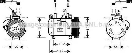 Ava Quality Cooling BW K050 - Kompresors, Gaisa kond. sistēma autodraugiem.lv