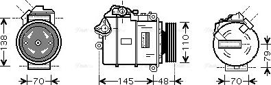 Ava Quality Cooling BW K317 - Kompresors, Gaisa kond. sistēma autodraugiem.lv