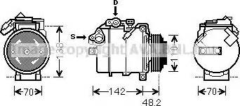 Ava Quality Cooling BWK385 - Kompresors, Gaisa kond. sistēma autodraugiem.lv