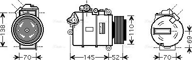 Ava Quality Cooling BW K336 - Kompresors, Gaisa kond. sistēma autodraugiem.lv