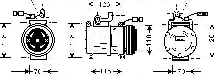 Ava Quality Cooling BW K231 - Kompresors, Gaisa kond. sistēma autodraugiem.lv