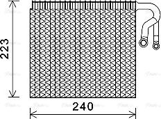 Ava Quality Cooling BWV403 - Iztvaikotājs, Gaisa kondicionēšanas sistēma autodraugiem.lv