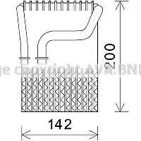 Ava Quality Cooling BWV433 - Iztvaikotājs, Gaisa kondicionēšanas sistēma autodraugiem.lv