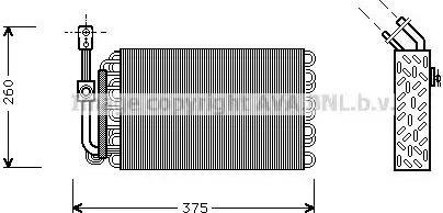 Ava Quality Cooling BW V002 - Iztvaikotājs, Gaisa kondicionēšanas sistēma autodraugiem.lv