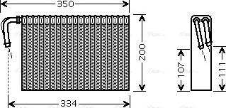 Ava Quality Cooling BW V305 - Iztvaikotājs, Gaisa kondicionēšanas sistēma autodraugiem.lv