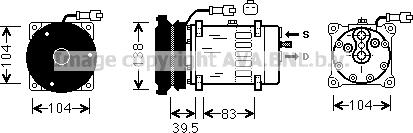 Ava Quality Cooling CLK004 - Kompresors, Gaisa kond. sistēma autodraugiem.lv