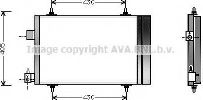 Ava Quality Cooling CN 5173 - Kondensators, Gaisa kond. sistēma autodraugiem.lv