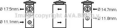 Ava Quality Cooling CN1277 - Izplešanās vārsts, Gaisa kond. sistēma autodraugiem.lv