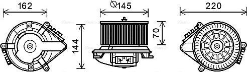Ava Quality Cooling CN8507 - Salona ventilators autodraugiem.lv