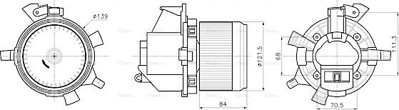 Ava Quality Cooling CN8342 - Salona ventilators autodraugiem.lv