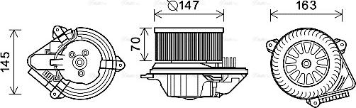 Ava Quality Cooling CN8293 - Salona ventilators autodraugiem.lv