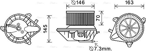 Ava Quality Cooling CN8292 - Salona ventilators autodraugiem.lv