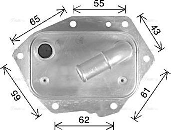 Ava Quality Cooling CN3326 - Eļļas radiators, Motoreļļa autodraugiem.lv