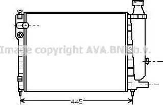 Ava Quality Cooling CN 2049 - Radiators, Motora dzesēšanas sistēma autodraugiem.lv