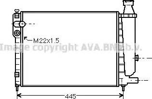 Ava Quality Cooling CN 2046 - Radiators, Motora dzesēšanas sistēma autodraugiem.lv