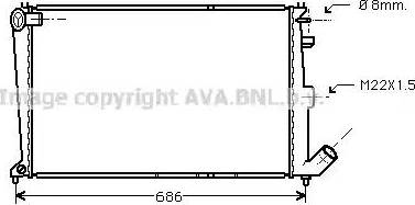 Ava Quality Cooling CN 2066 - Radiators, Motora dzesēšanas sistēma autodraugiem.lv