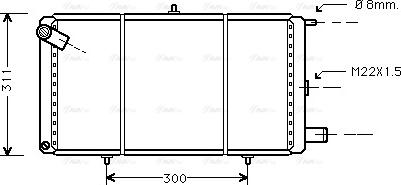 Ava Quality Cooling CN 2007 - Radiators, Motora dzesēšanas sistēma autodraugiem.lv