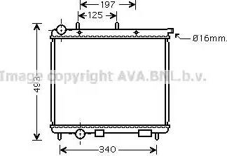 Ava Quality Cooling CNA2190 - Radiators, Motora dzesēšanas sistēma autodraugiem.lv