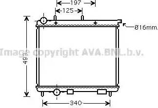 Ava Quality Cooling CN 2189 - Radiators, Motora dzesēšanas sistēma autodraugiem.lv