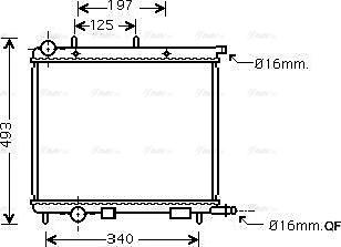 Ava Quality Cooling CN 2188 - Radiators, Motora dzesēšanas sistēma autodraugiem.lv