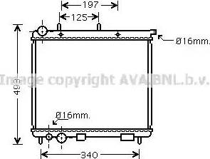 Ava Quality Cooling CN 2187 - Radiators, Motora dzesēšanas sistēma autodraugiem.lv