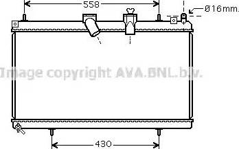 Ava Quality Cooling CN 2229 - Radiators, Motora dzesēšanas sistēma autodraugiem.lv