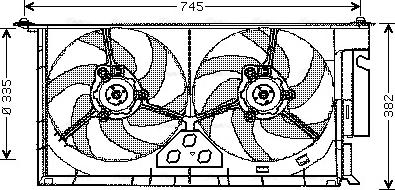 Ava Quality Cooling CN 7543 - Ventilators, Motora dzesēšanas sistēma autodraugiem.lv