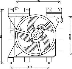 Ava Quality Cooling CN 7547 - Ventilators, Motora dzesēšanas sistēma autodraugiem.lv