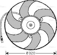 Ava Quality Cooling CN 7519 - Ventilators, Motora dzesēšanas sistēma autodraugiem.lv