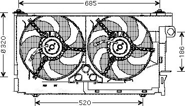 Ava Quality Cooling CN 7516 - Ventilators, Motora dzesēšanas sistēma autodraugiem.lv