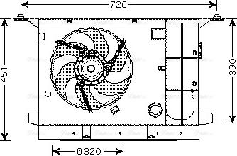 Ava Quality Cooling CN 7537 - Ventilators, Motora dzesēšanas sistēma autodraugiem.lv