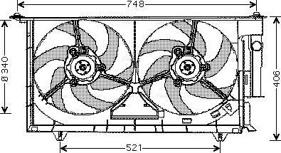 Ava Quality Cooling CN 7525 - Ventilators, Motora dzesēšanas sistēma autodraugiem.lv