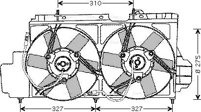 Ava Quality Cooling CN 7520 - Ventilators, Motora dzesēšanas sistēma autodraugiem.lv