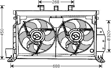 Ava Quality Cooling CN 7521 - Ventilators, Motora dzesēšanas sistēma autodraugiem.lv